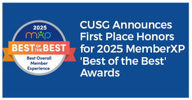 CUSG Announces First Place Honors for 2025 MemberXP™ 'Best of the Best' Awards